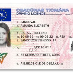 driving license number Ireland